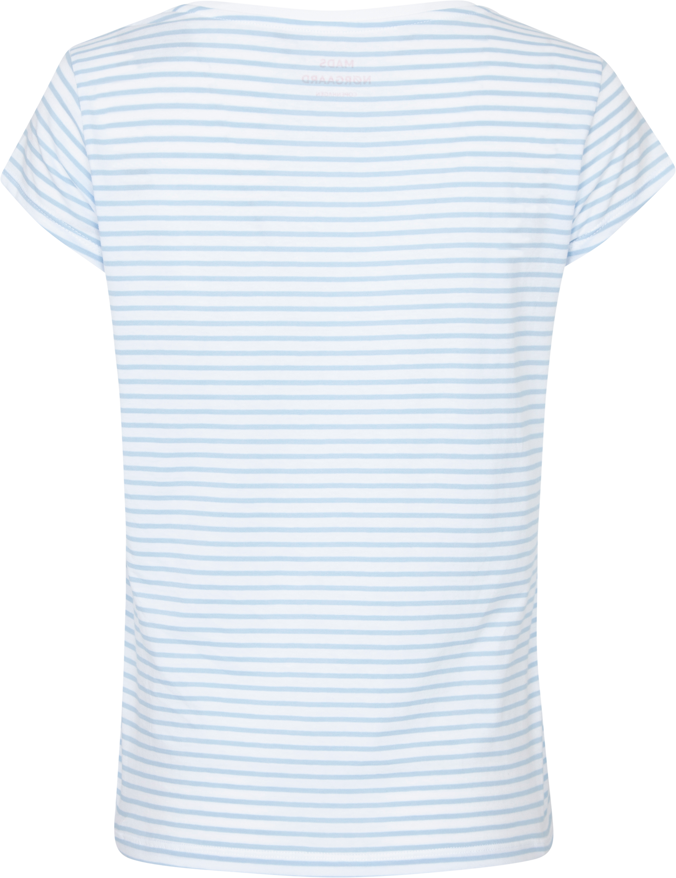 Organic Jersey Stripe Teasy Tee Fav - Cashmere Blue/Brilliant White