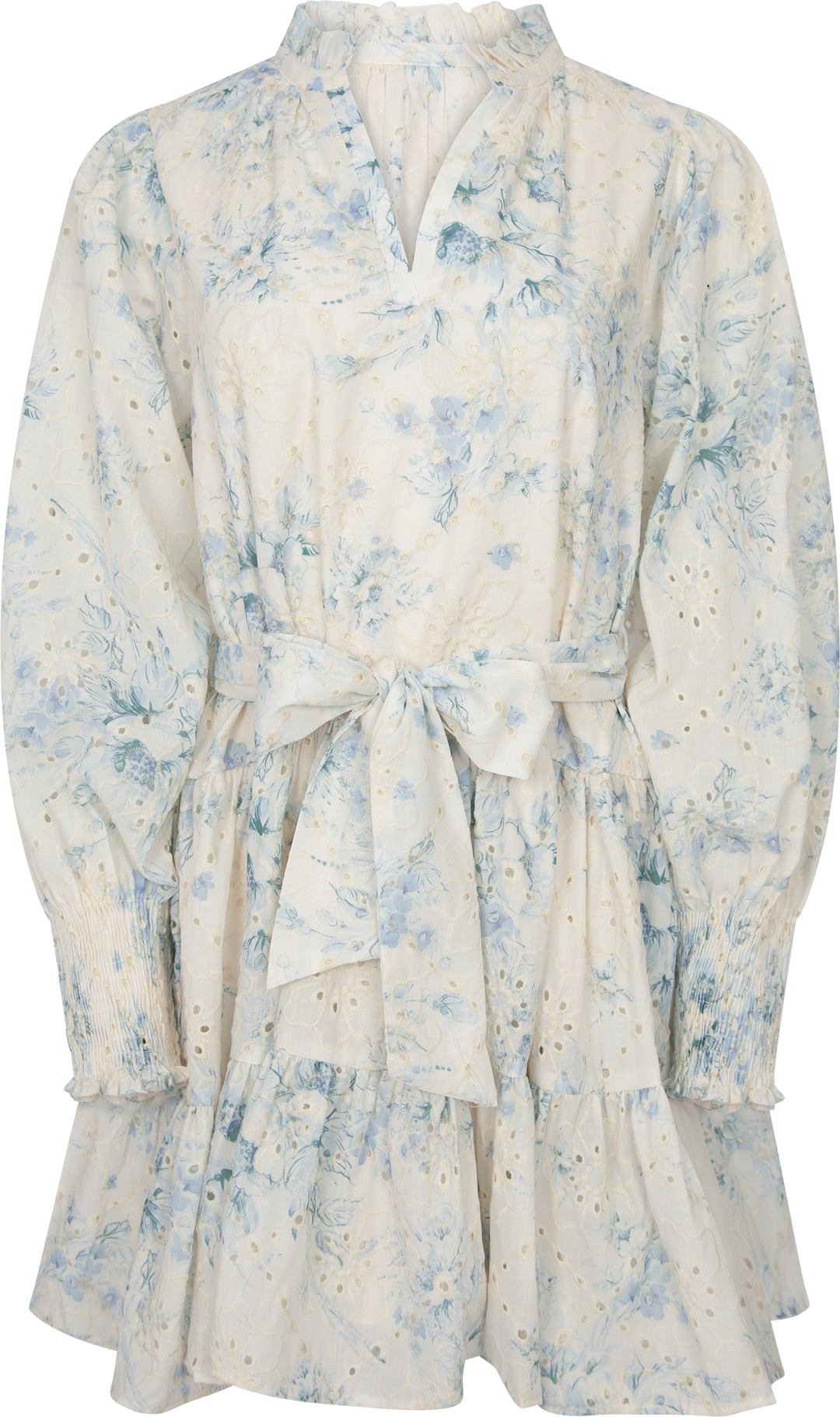 Delphine B Anglaise Dress - Blue