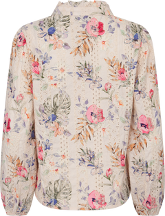 Grete Blouse - Sand/Dusty Green