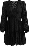 Noor Dress - Noir Georgette