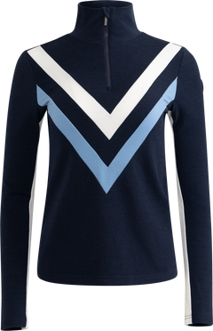 Voss Chevron Zipup Women - Navy Blue