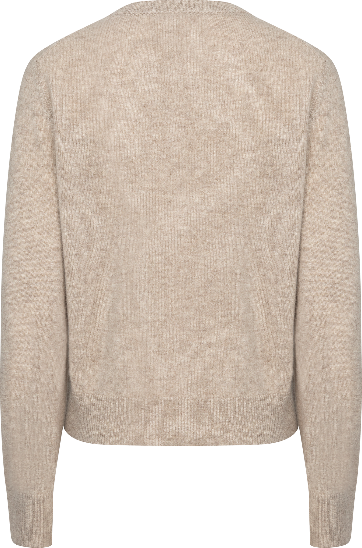 Clara Cashmere Knit Cardigan - Sand Melange