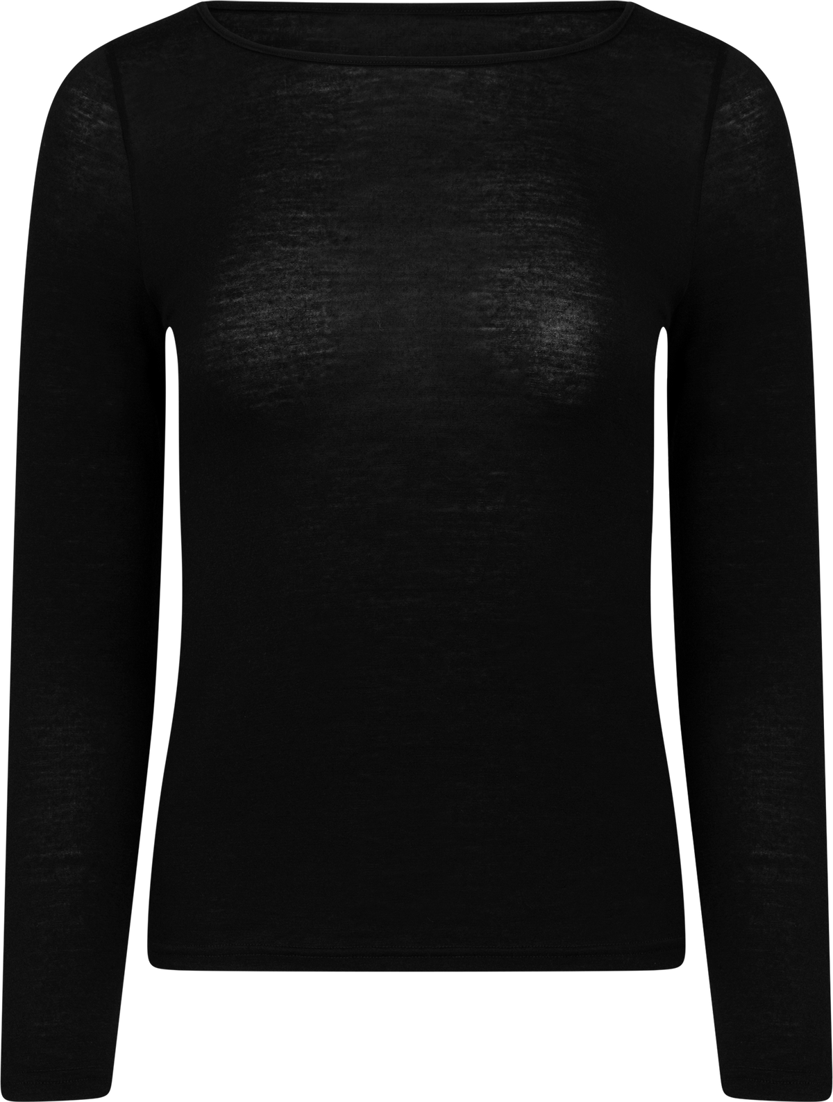 Perfect Line Cashmere Long Sleeve - Black