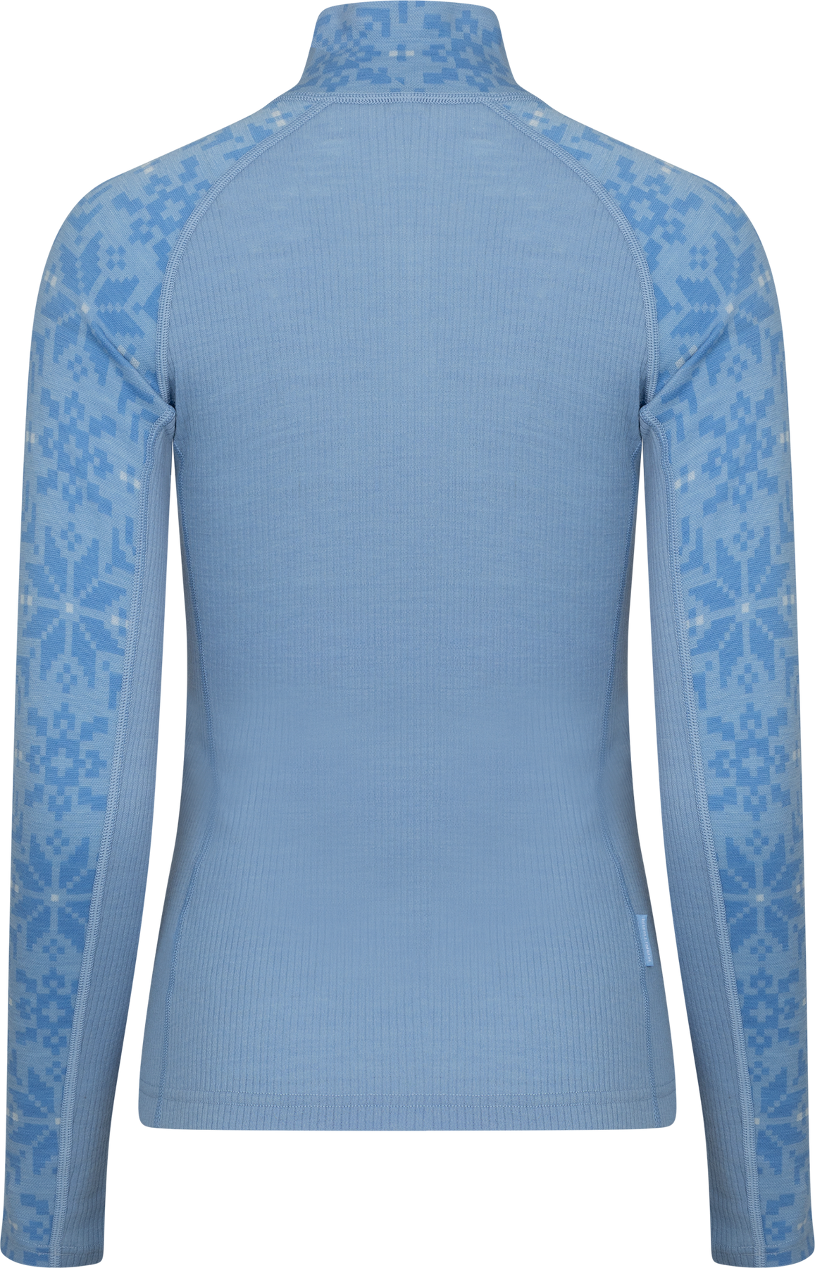 Edith Half Zip - Pastelljusblå