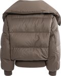 Morgan Puffer Jacket - Grå/Brun