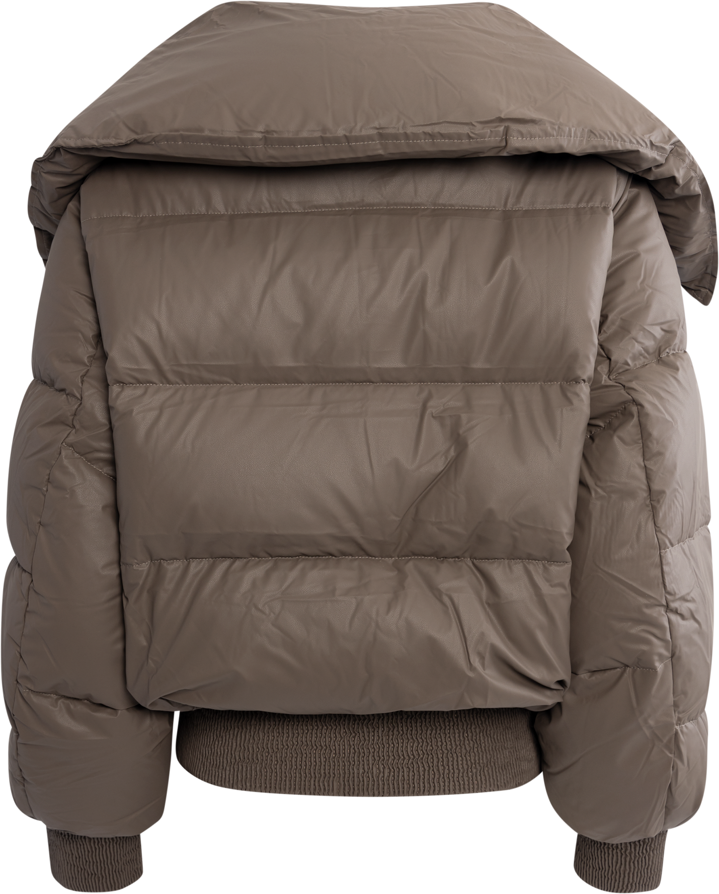 Morgan Puffer Jacket - Grå/Brun