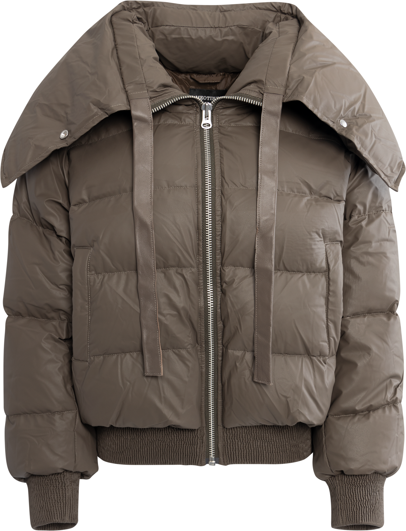 Morgan Puffer Jacket - Grå/Brun