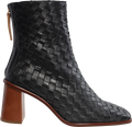 West Braided Leather - Black
