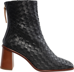 West Braided Leather - Black