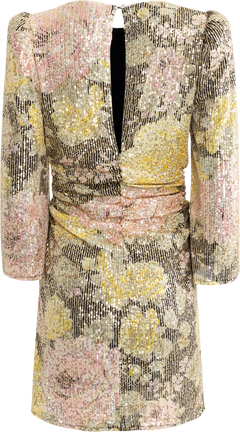 Sequins Mini Dress - Evening Roses