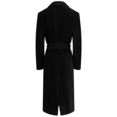 Charlotte Cashmere Wool Coat - Black