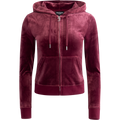 Robertson Classic Velour Zip Hoodie - Tawny Port