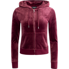 Robertson Classic Velour Zip Hoodie - Tawny Port