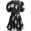 Poplin Mini Dress - Black Posey