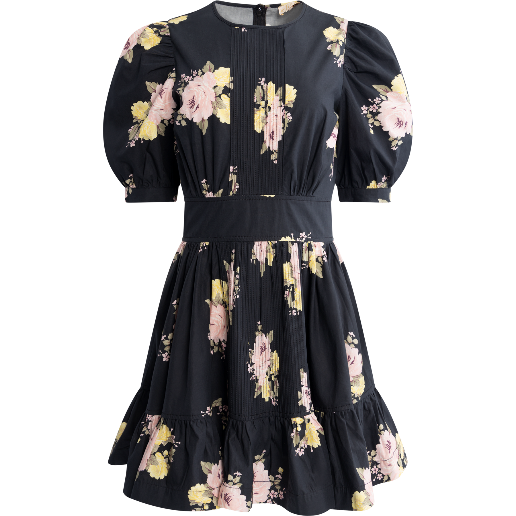 Poplin Mini Dress - Black Posey