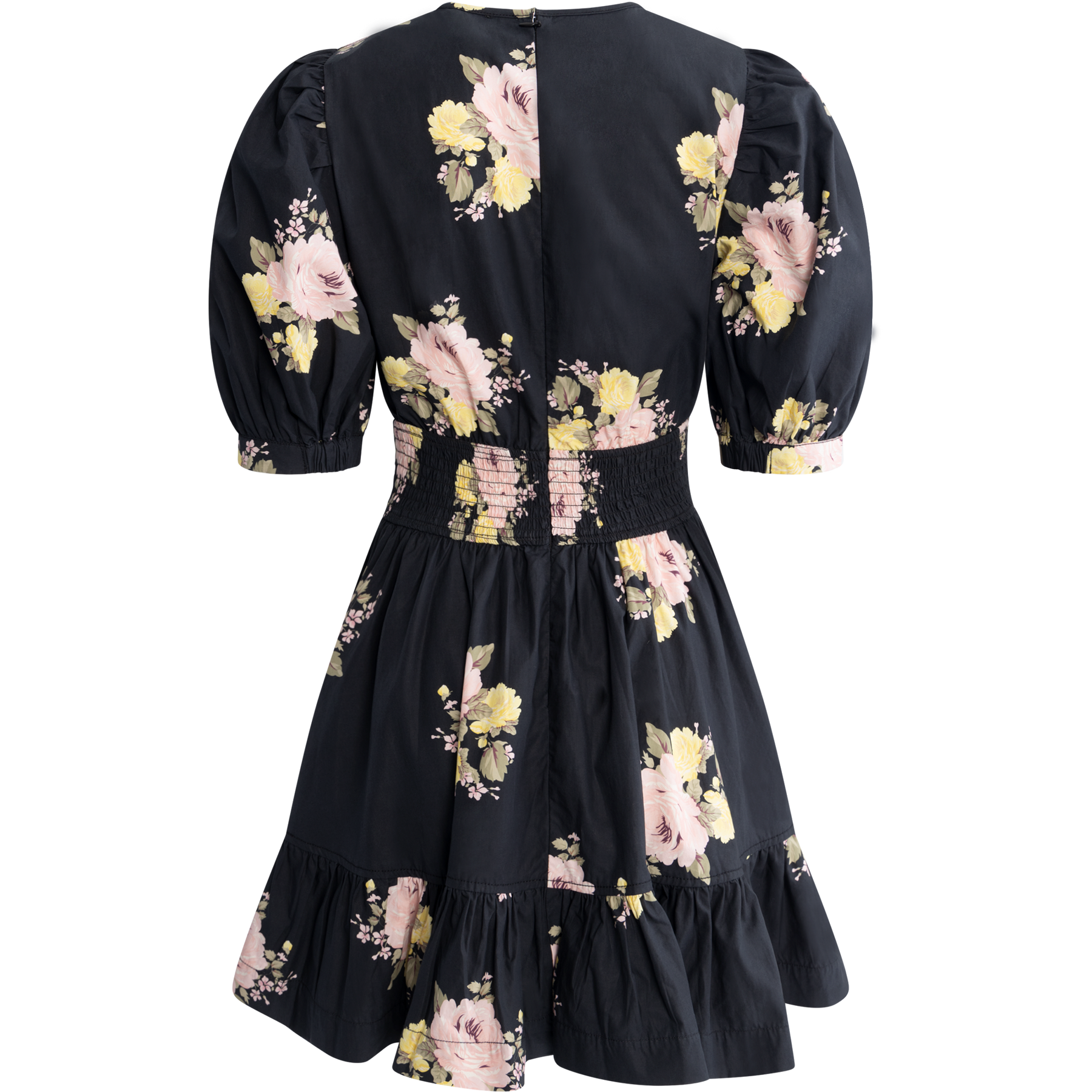 Poplin Mini Dress - Black Posey