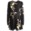 Satin Mini Dress - Vivid Bouquet