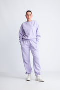 Organic Fitted Sweat Pants - Lavendel