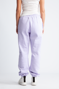 Organic Fitted Sweat Pants - Lavendel