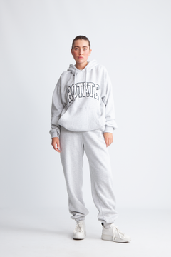 Heavy Sweat Hoodie - Light Grey Melange
