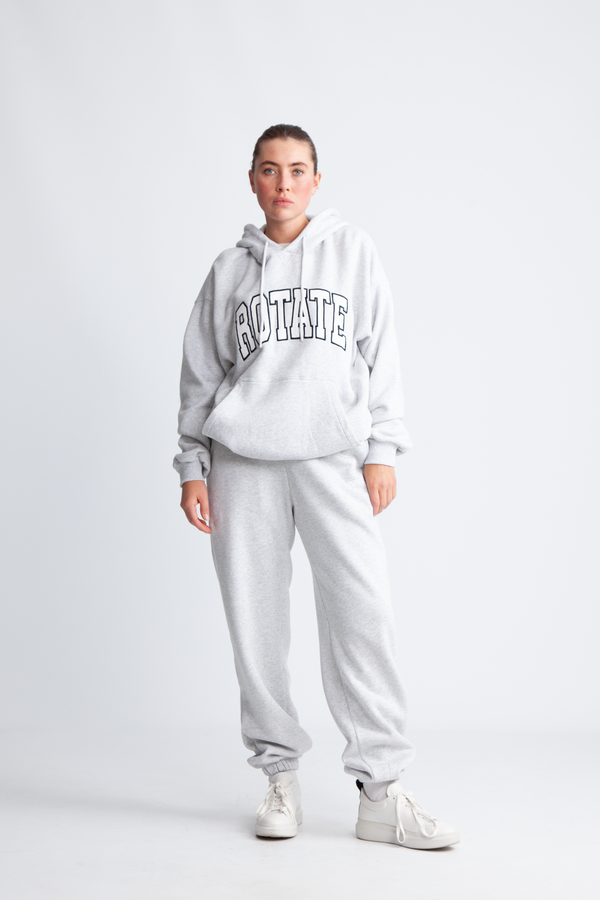Heavy Sweatpants - Light Grey Melange