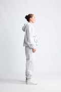 Heavy Sweat Hoodie - Ljusgrå melerad