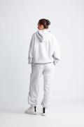 Heavy Sweat Hoodie - Ljusgrå melerad