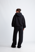 Washed Heavy Sweatpants - Svart
