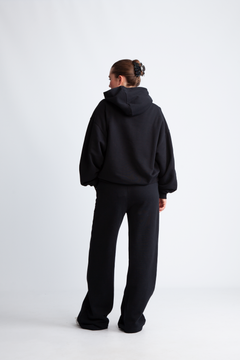 Washed Heavy Sweatpants - Black