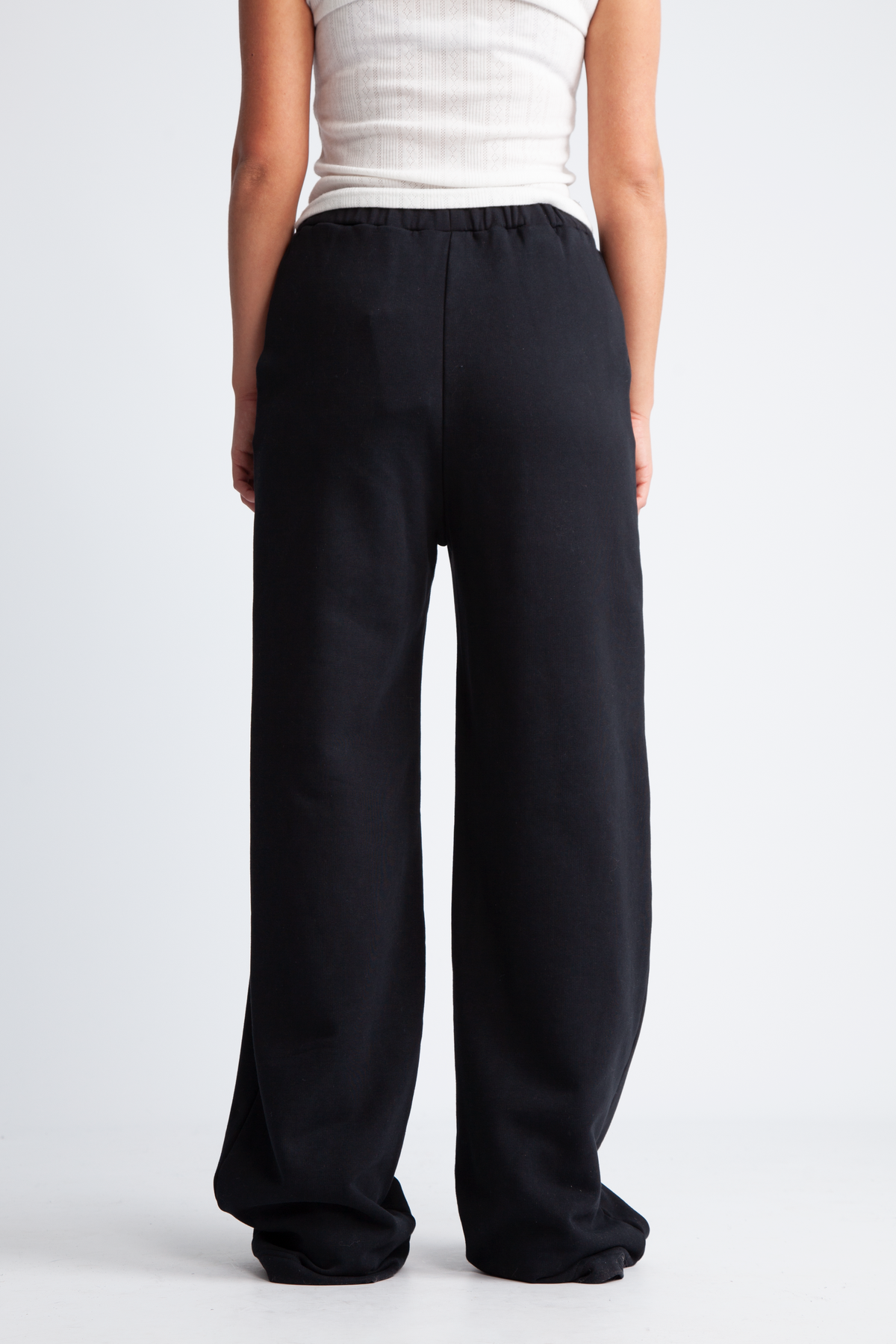 Washed Heavy Sweatpants - Svart