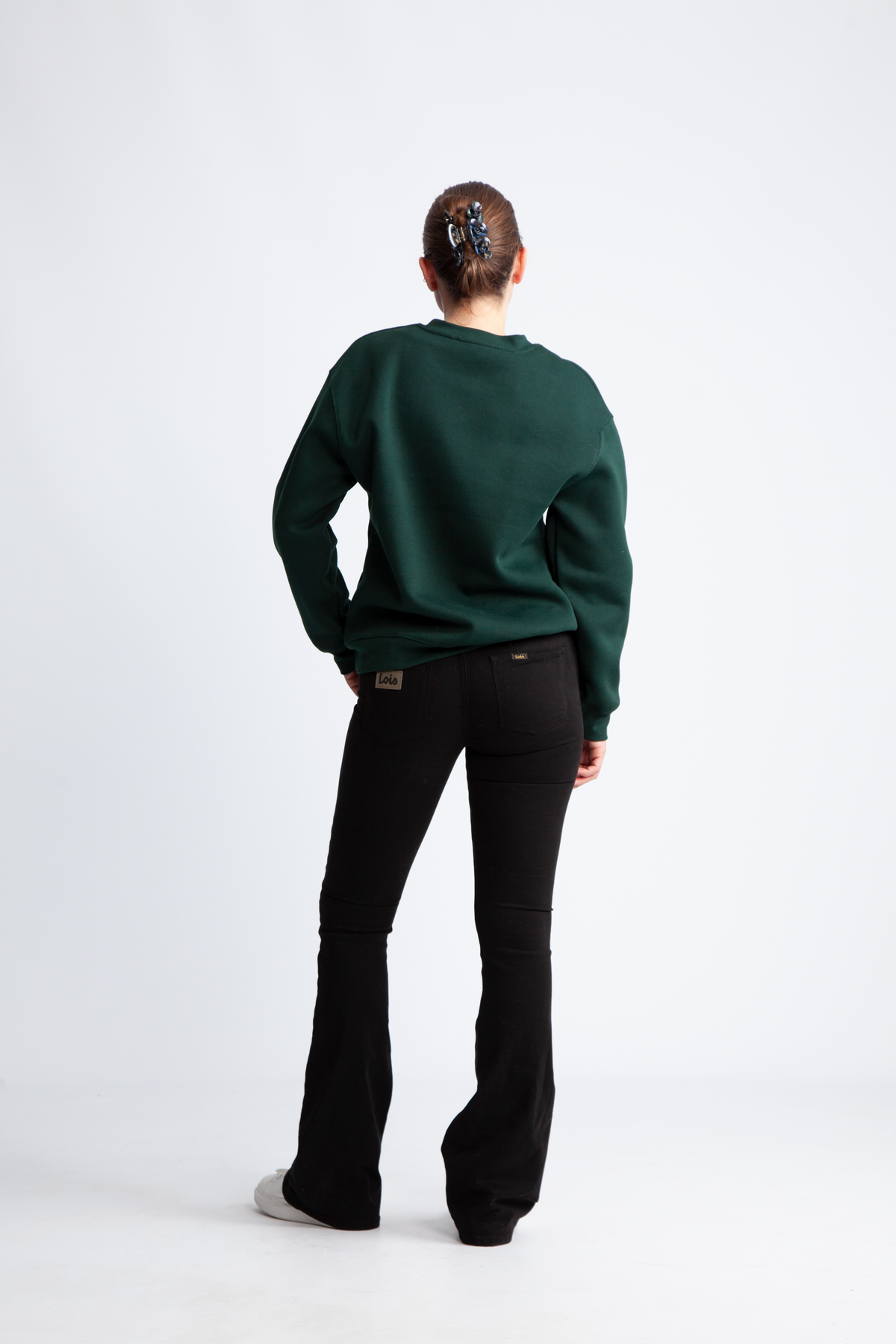 Selected Femme Lisa Hankie Ls Sweatshirt - Scarab