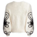 Freeflow Blouson Sleeve Knit - Ivory/Black