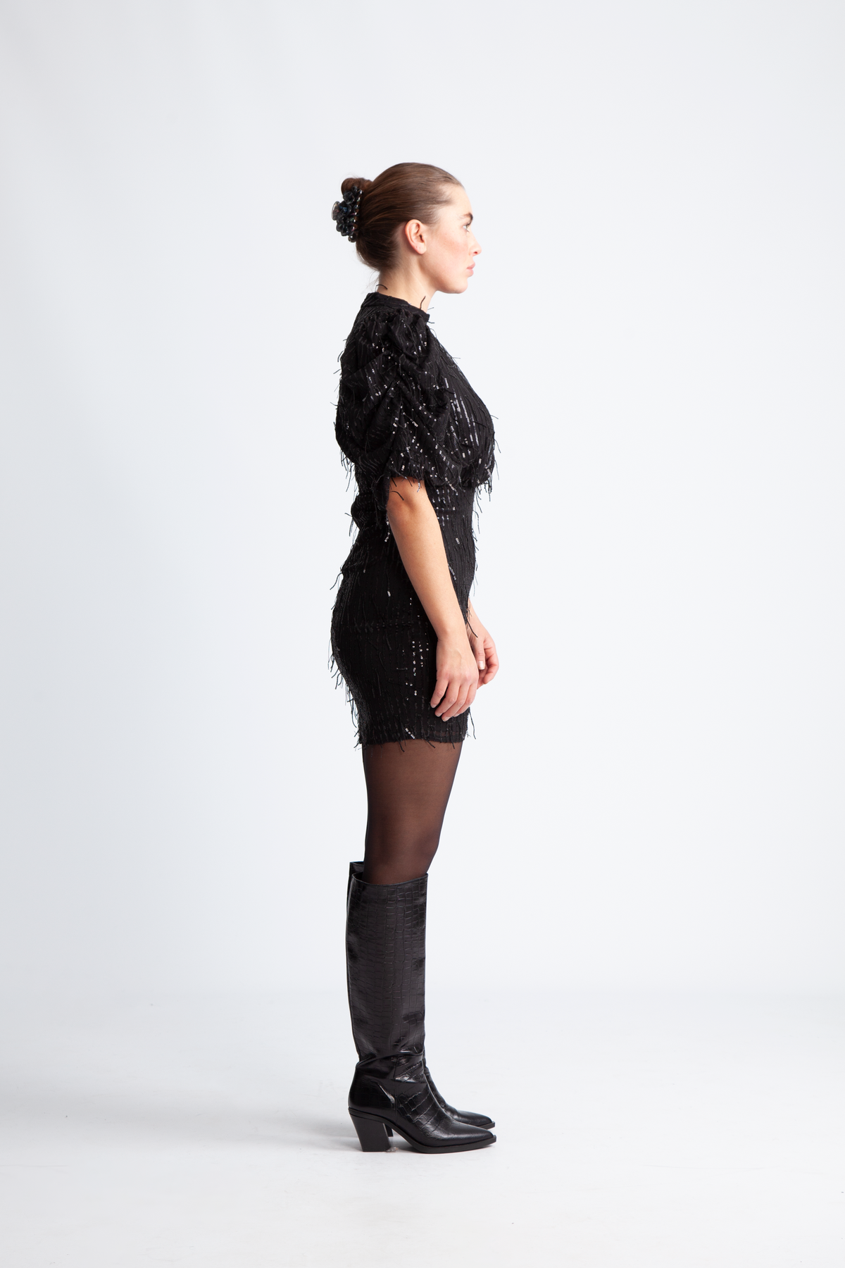 Yaselza 2/4 Dress - Black