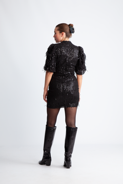 Yaselza 2/4 Dress - Black