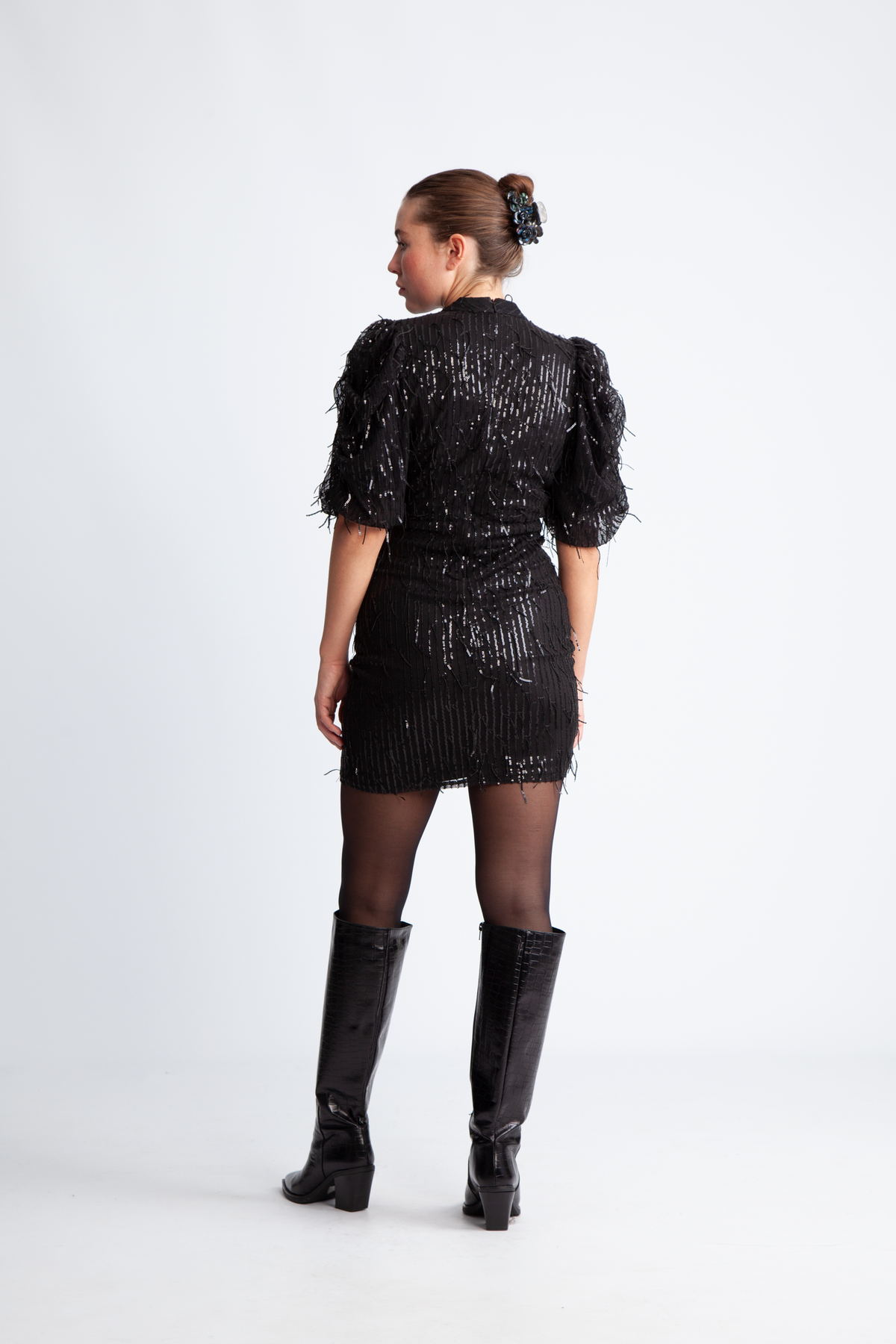 Yaselza 2/4 Dress - Black