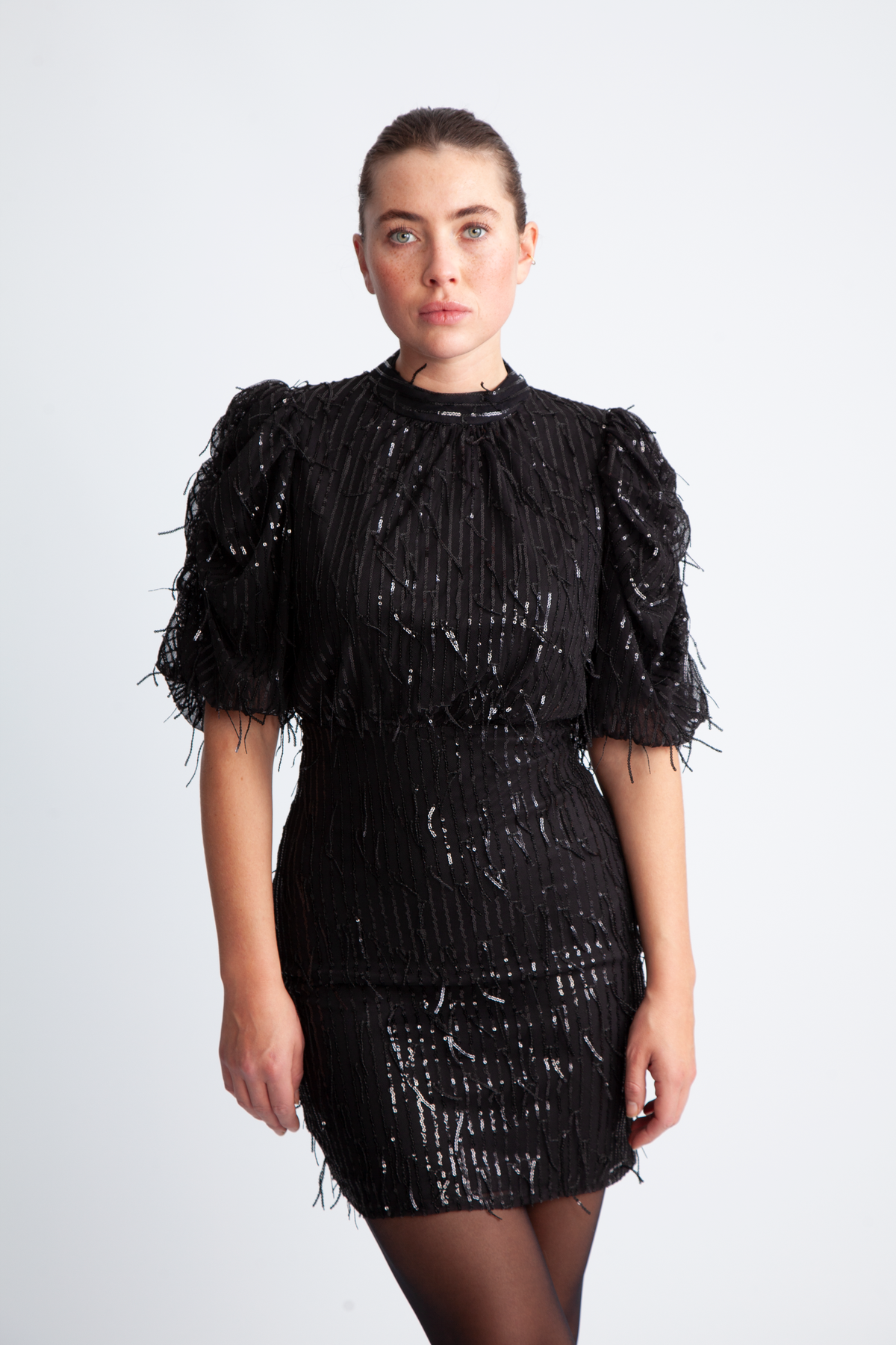 Yaselza 2/4 Dress - Black