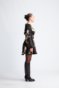 Satin Mini Dress - Vivid Bouquet