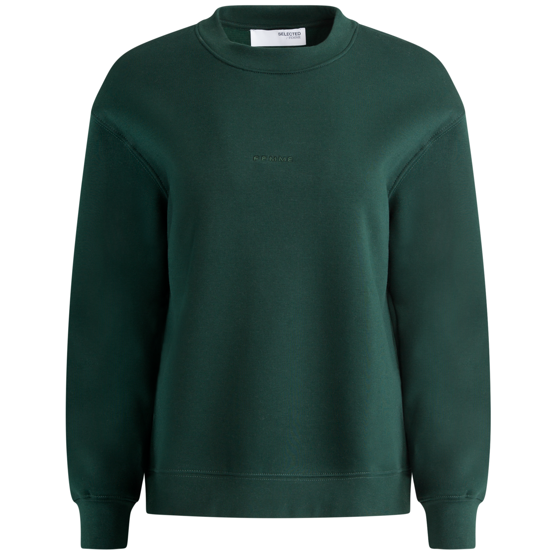 Selected Femme Lisa Hankie Ls Sweatshirt - Scarab