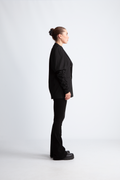 Puff Sleeve Blazer - Black