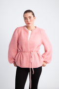 Fredrikke Chunky Cardigan - Peachy Pink