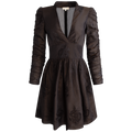 Jacquard Mini Dress I - Black