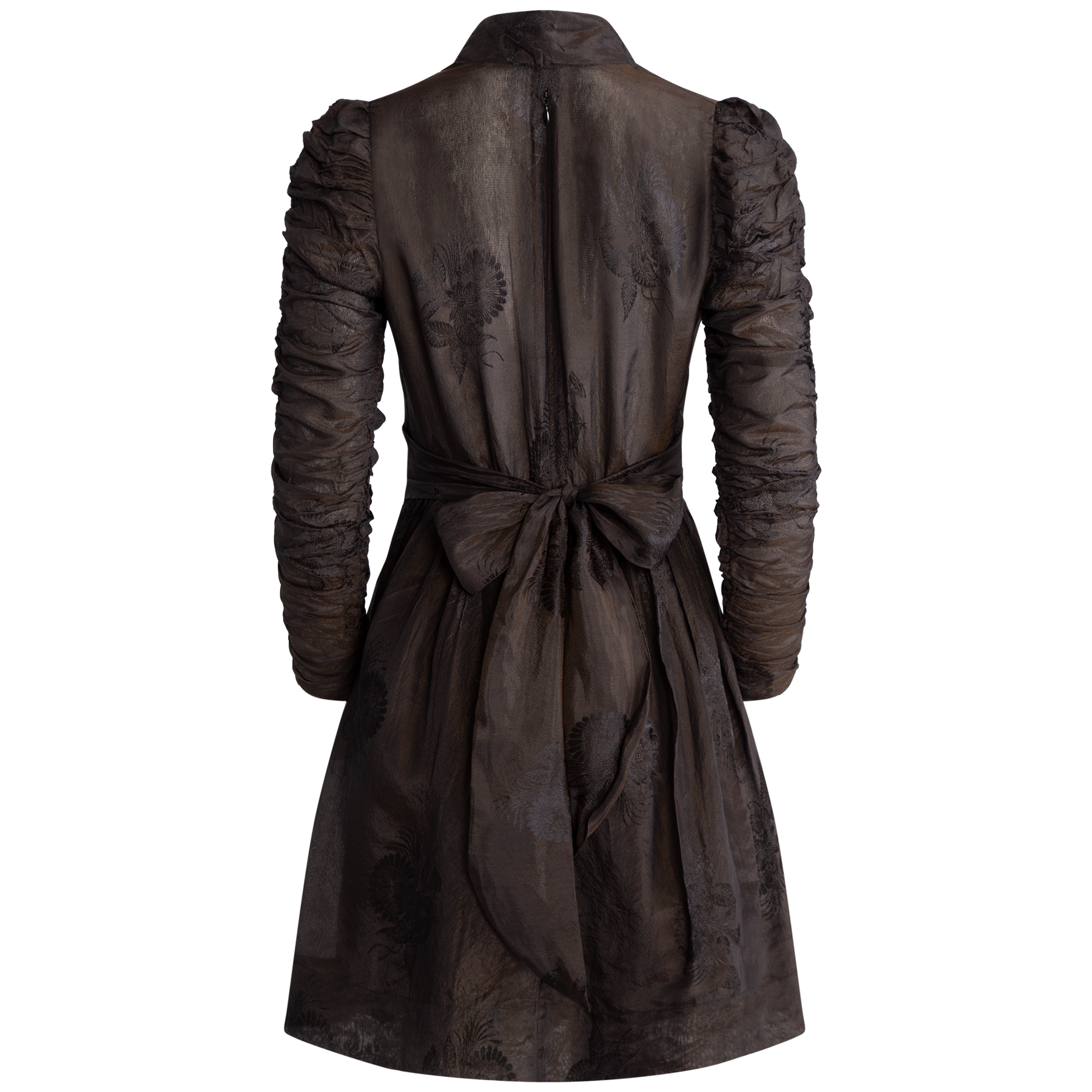 Jacquard Mini Dress I - Black