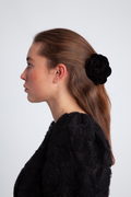 Velvet Peromia Hair Claw - Black