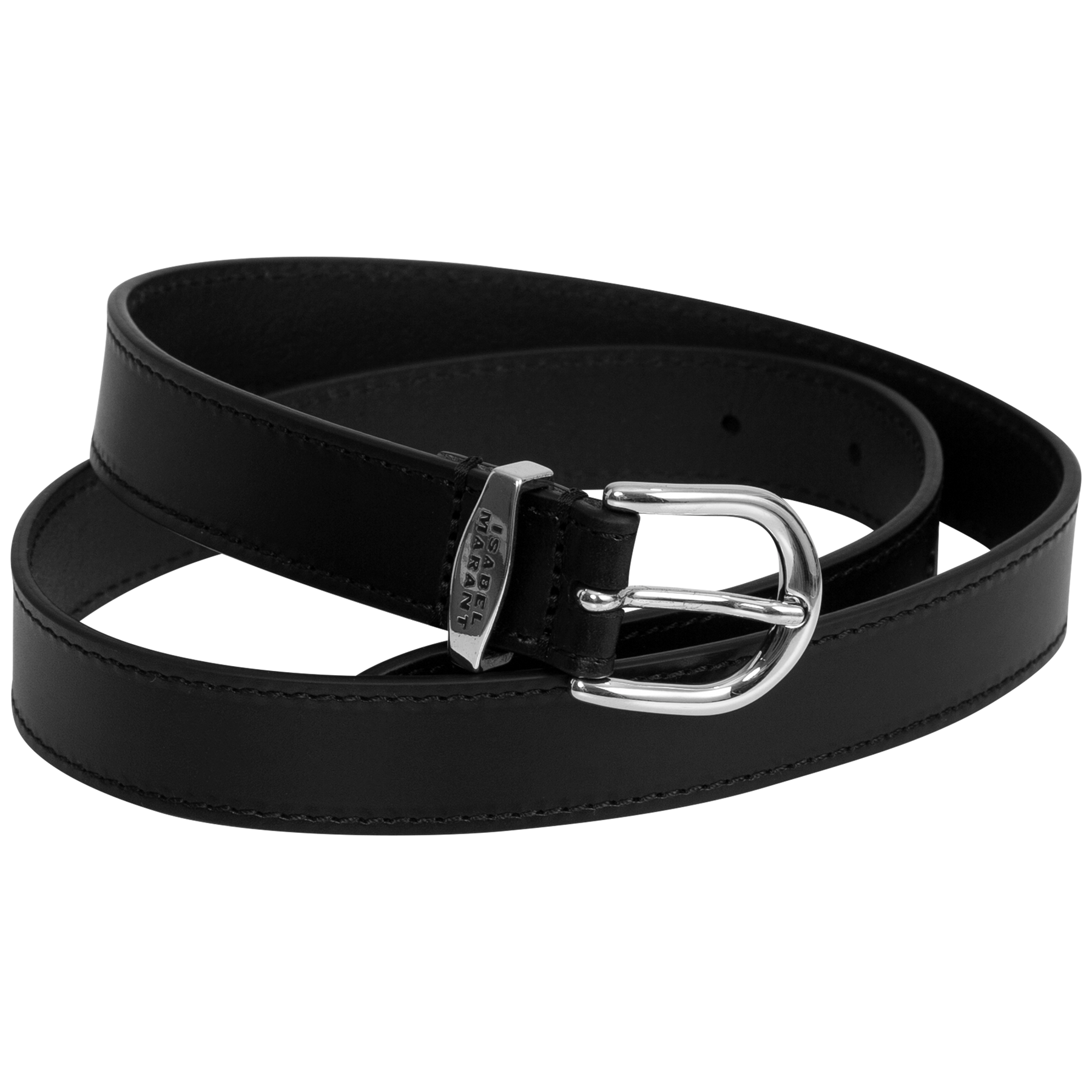 Isabel Marant Zadd Skärp - Svart/Silver