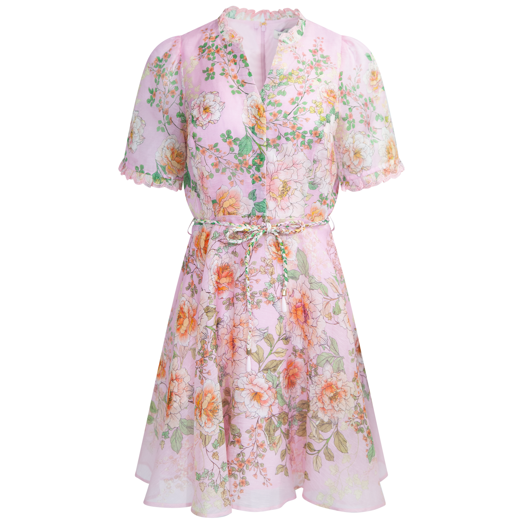 Haley Short Dress - Rosa