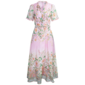 Haley Long Dress - Rosa