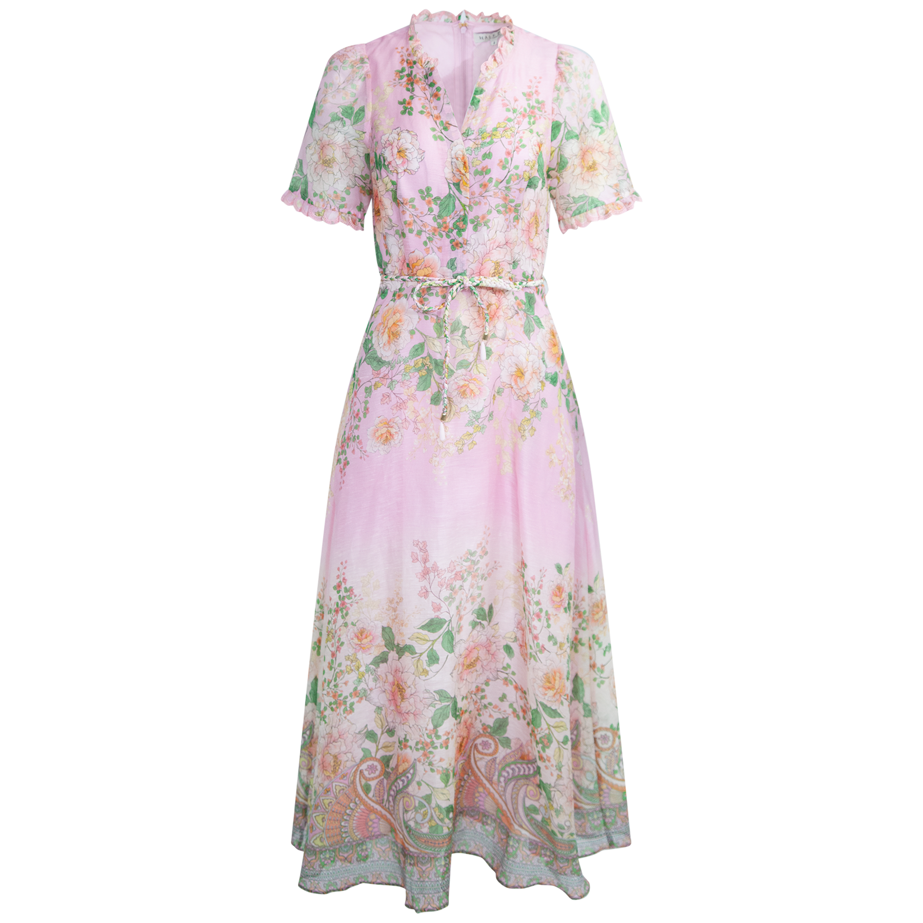 Haley Long Dress - Rosa