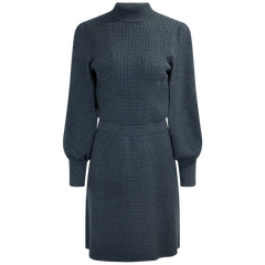 Amari Rachelle Dress - Dark Grey Melange