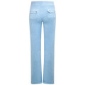 Layla Low Rise Flare Pocketed - Powder Blue Marl