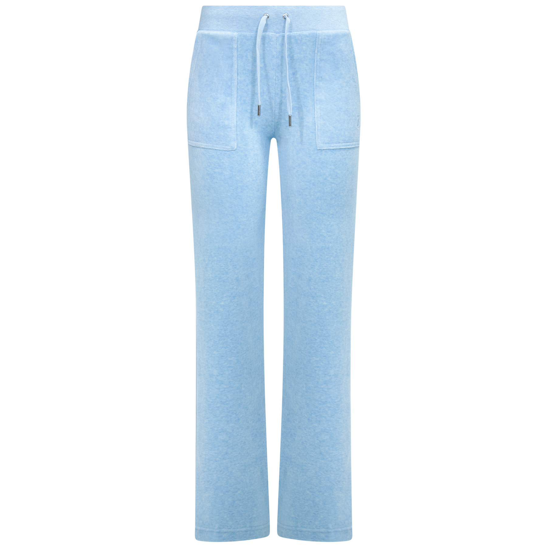 Layla Low Rise Flare Pocketed - Powder Blue Marl